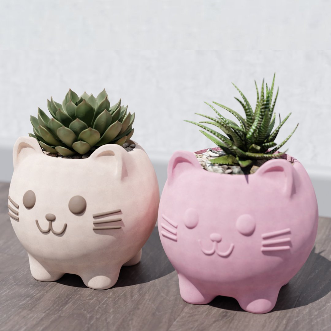 Cute Cat Planter_APT026_1