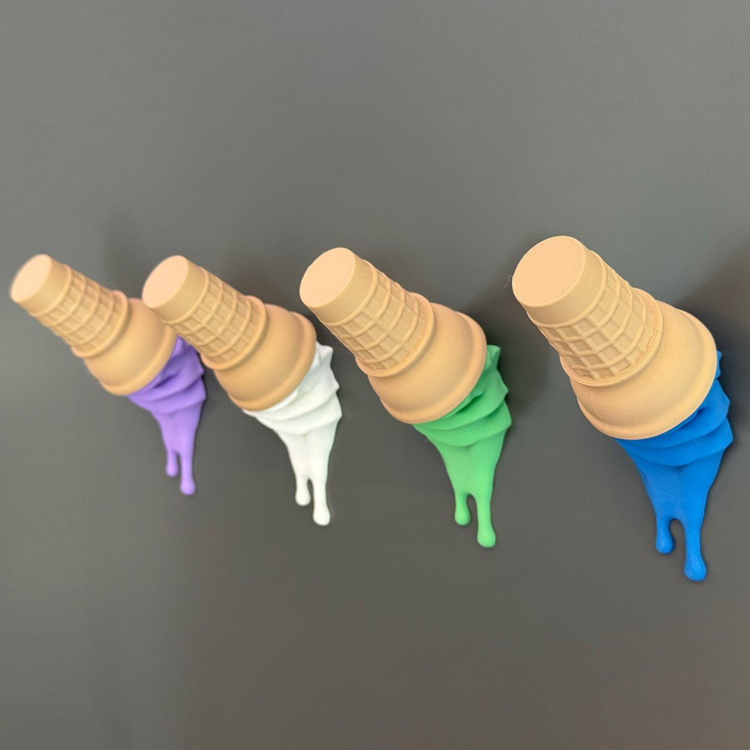 Ice Cream Towel Hook Fridge Magnet_AFM006_1