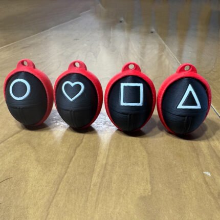 Squid Game Soldier Keychain | Minimalist Survival Series Swag