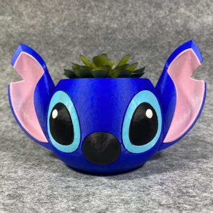 Stitch Planter | Whimsical Alien Charm for Your Green Space