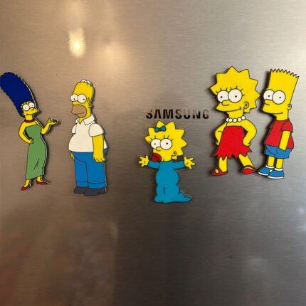 The Simpsons Fridge Magnets | Eco-Friendly Cartoon Kitchen Décor