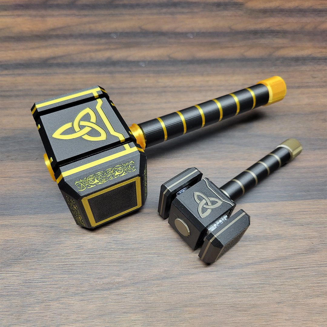 Thor's Hammer Fidget Spinner and Clicker_AFT016_1